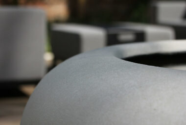 water feature in townhouse garden