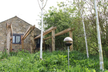 Spring wildflower meadows barn conversion garden