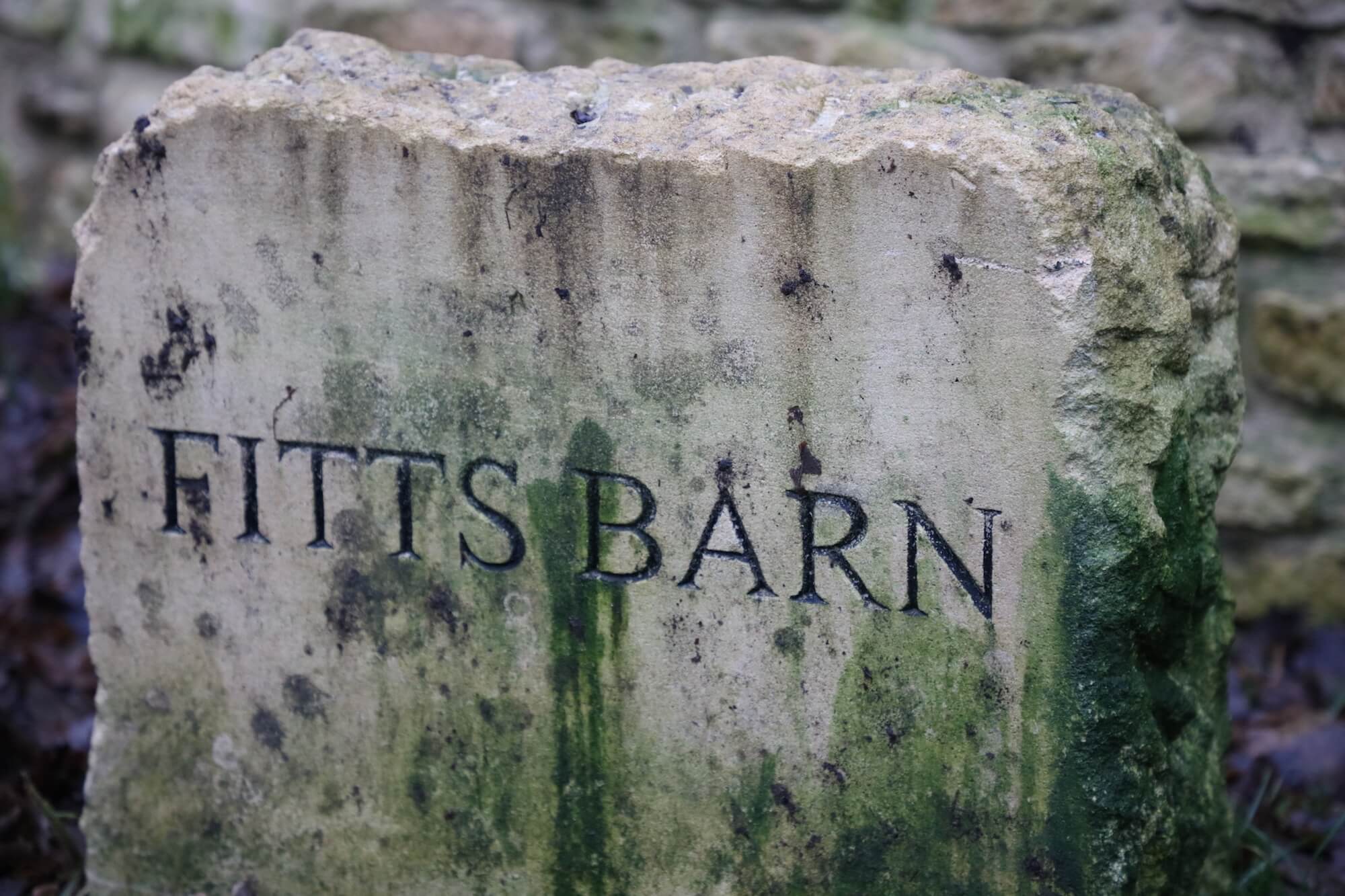fitts barn old sign