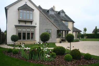 Topiary front garden to detached property