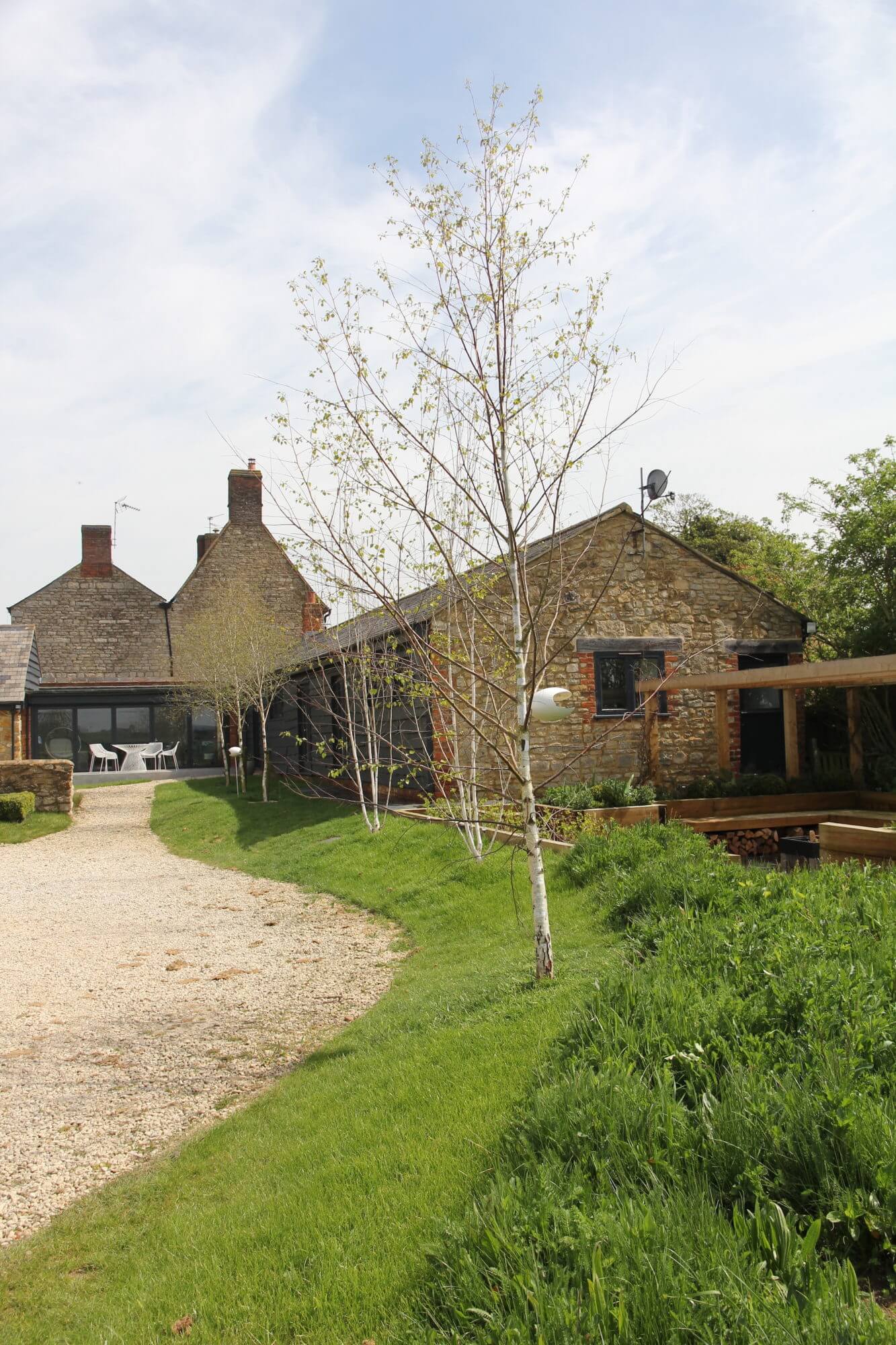 Barn conversion wildflower meadows