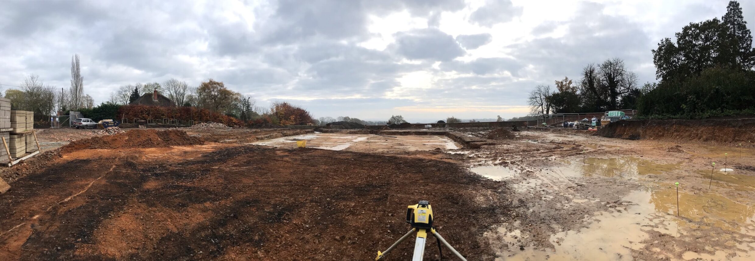 Binfield heath landscape panoramic