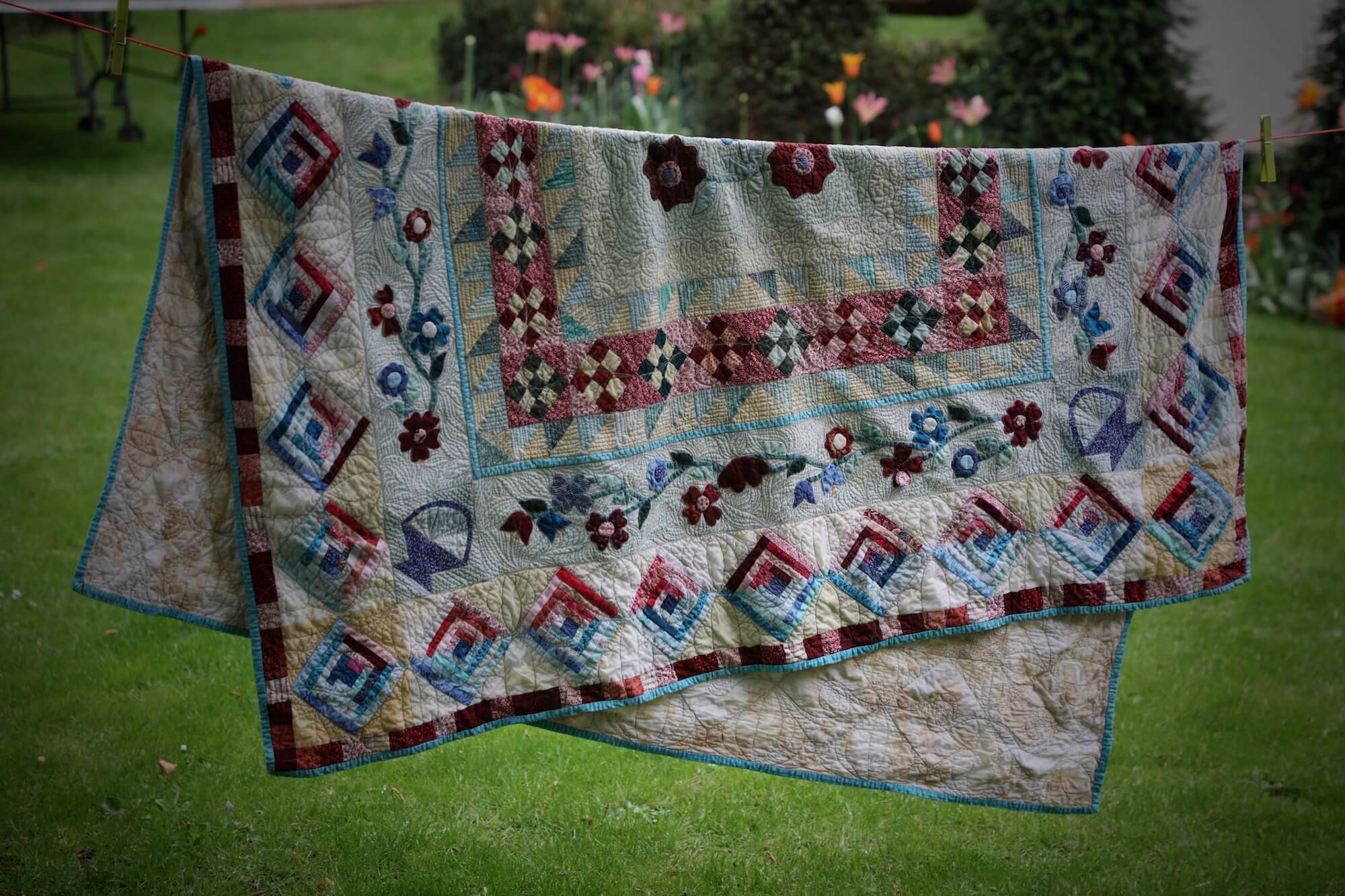 nordic quilted blanket
