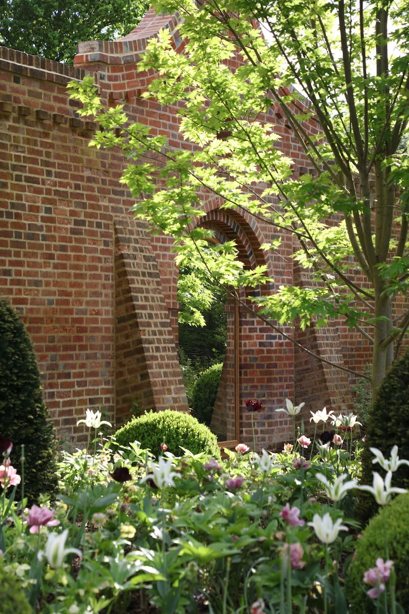 belvedere in Harpsden Wood House in Henley-on-Thames grounds and gardens estate garden design