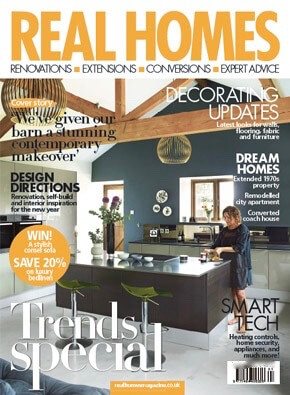 real homes interior design magazine cover