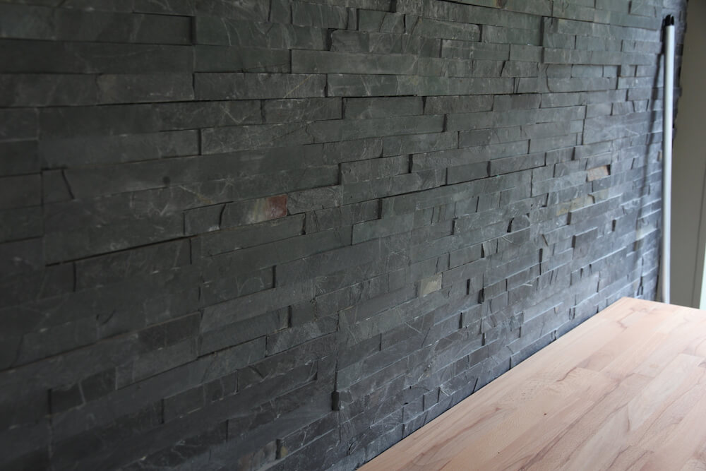 interior slate wall go garden building