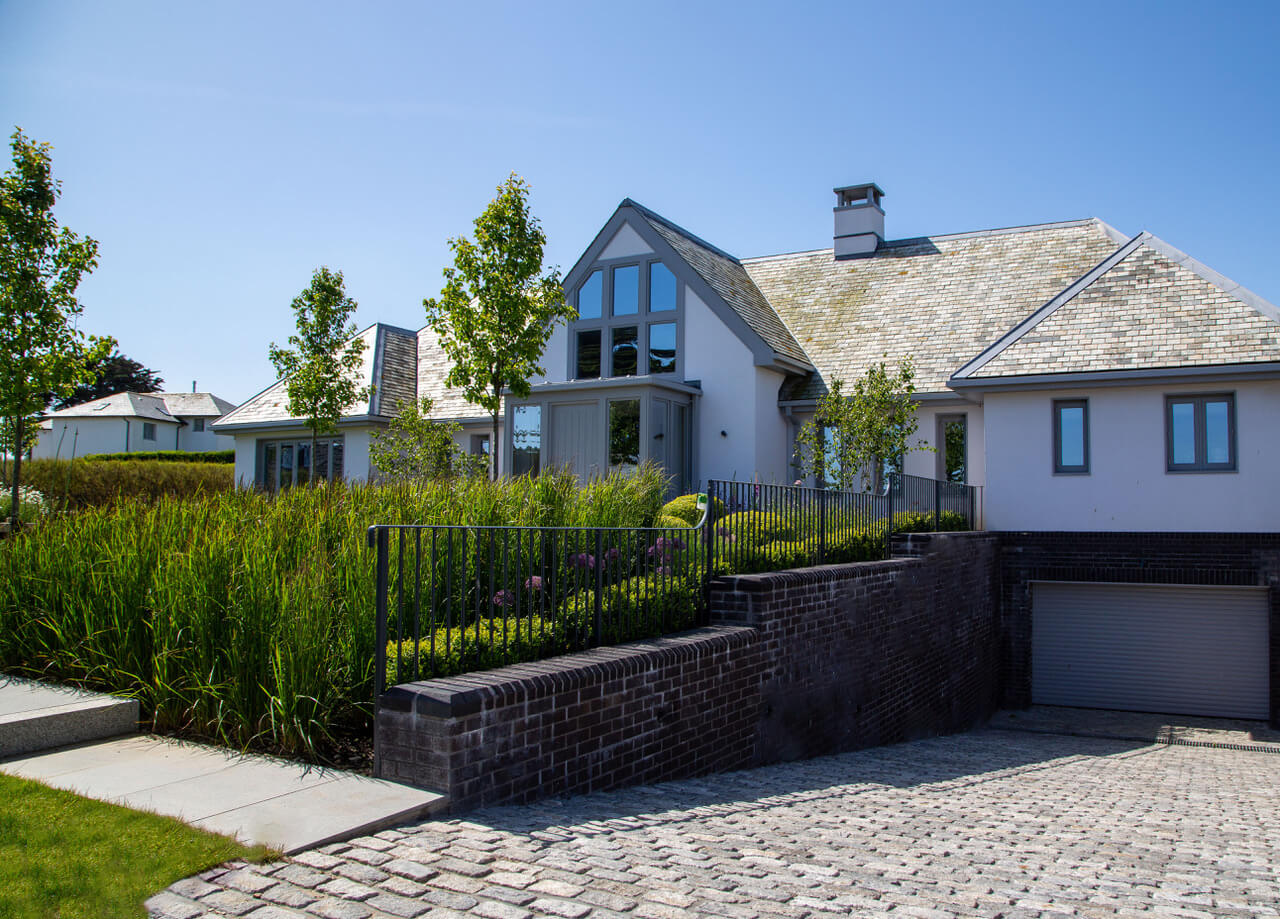 Padstow coastal Cornwall homefront with garden