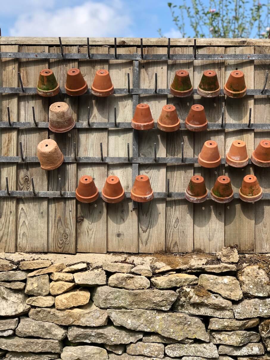 pots on walls