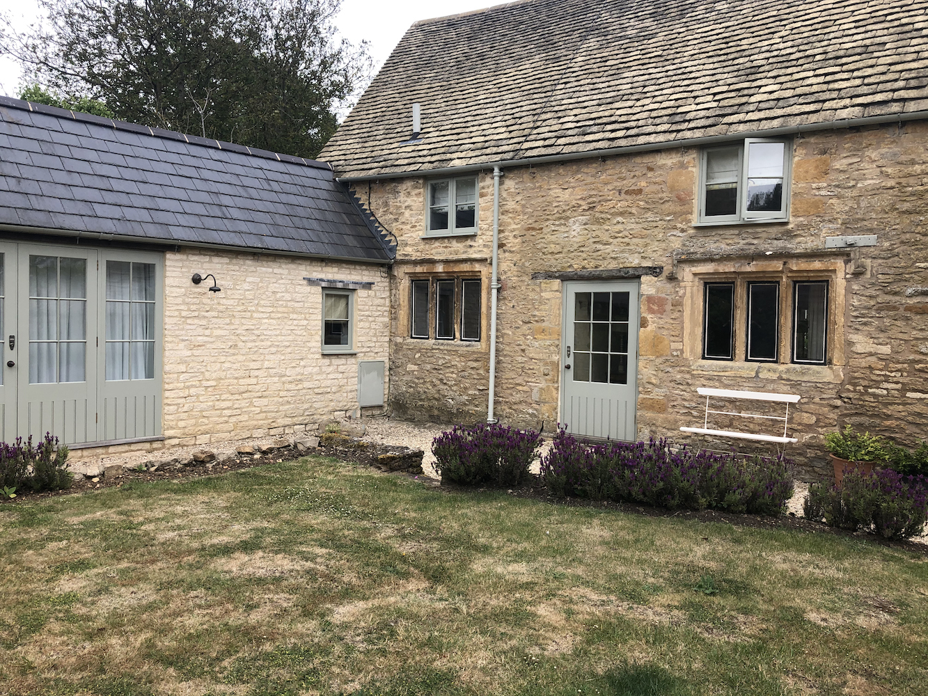 Cotswold barn at beginning stages of design development