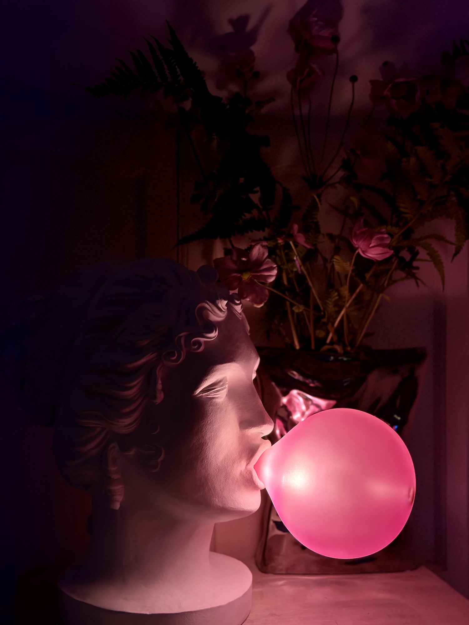 balloon pink light 