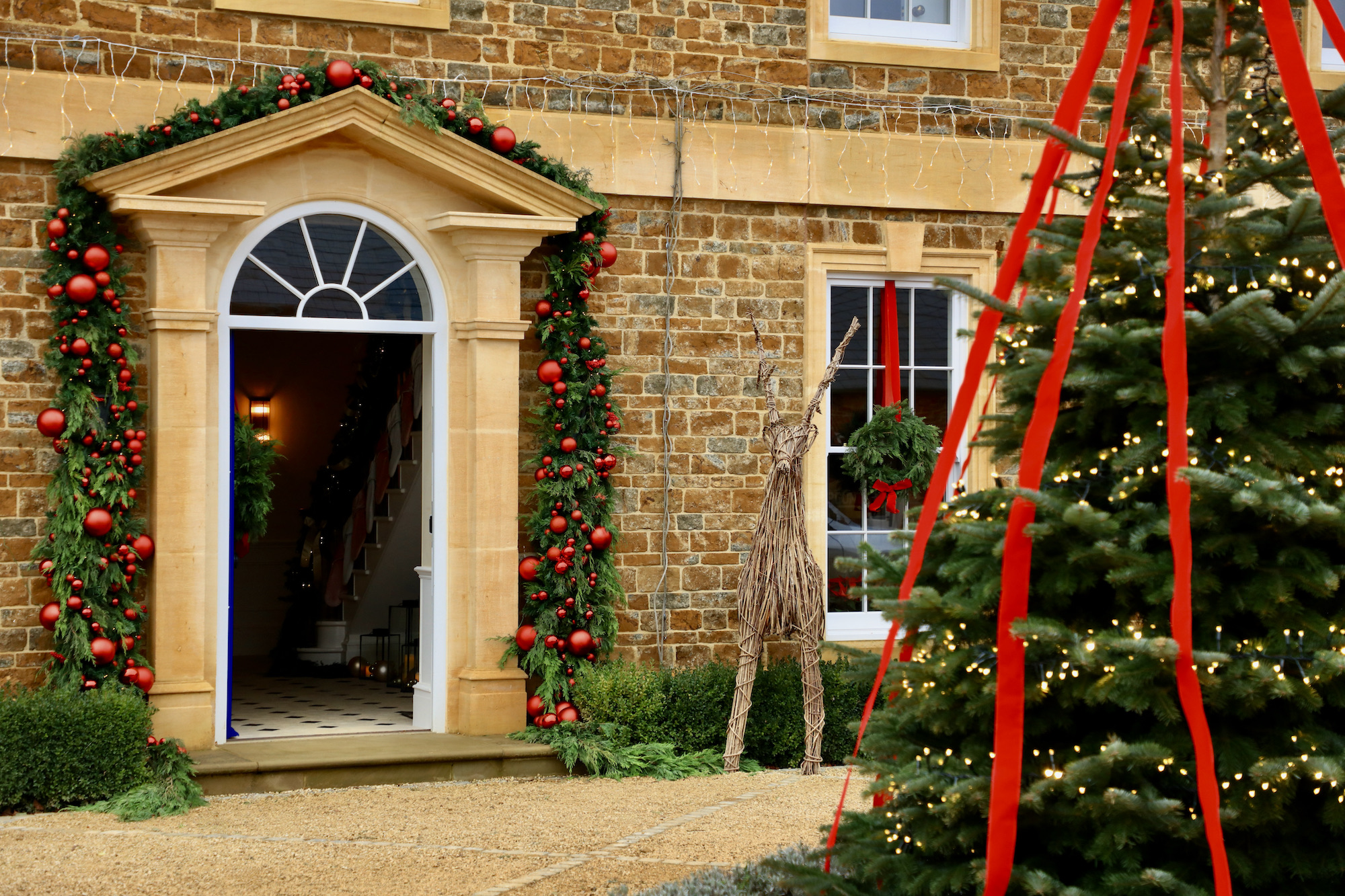 Sibford park courtyard christmas installation for 2023